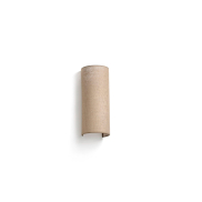 Faro Otton long & round - wandlamp - 12,5 x 14,8 x 37 cm - jute