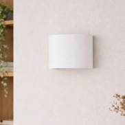 Nova Luce Duomo - buiten wandverlichting - 12 x 8 x 3,7 cm -  5W LED incl. - IP54 - zandwit
