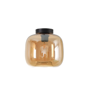 Artdelight Preston - plafondverlichting - Ø 24 x 23 cm - amber