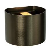 Artdelight Gyro - wandlamp - 9,7 x 13 x 11,2 cm - licht brons