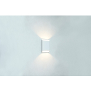 Artdelight Diaz Small - wandverlichting - 4 x 10 x 15 cm - 2 x 3W LED incl. - IP54 - wit