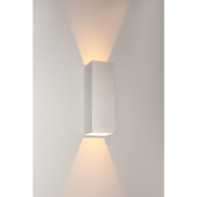 Artdelight Vegas - wandlamp - 8 x 8 x 25 cm - 2 x 4W dimbare LED incl. - IP65 - wit