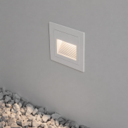 Nova Luce Mono - inbouw wandverlichting - 5,8 x 5,8 x 4,5 cm - 3W LED incl. - IP65 - zandwit