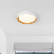 Nova Luce Stake - plafondlamp - Ø 45 x 8 cm - 40W dimbare LED incl. - zandwit