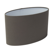 Searchlight Oval Shade - lampenkap - 45 x 30 cm - grijs