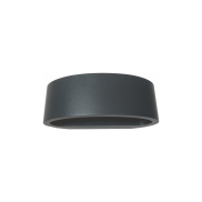 Artdelight Sharp - wandlamp - 19 x 10 x 7 cm - 7,2W dimbare LED incl. - IP65 - antraciet