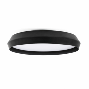 Faro Shoku - plafondlamp - Ø 60 x 9,3 cm - 40W dimbare LED incl. - zwart