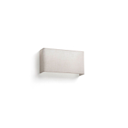 Faro Otton vertical - wandlamp - 10,5 x 20 x 37,5 cm - lichte jute