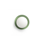 Faro May - plafondlamp - Ø 12 x 8 cm - 4W LED incl. - IP44 - groen