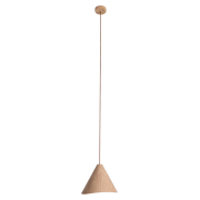 Maxlight Sakura - hanglamp - Ø 33,5 x 180 cm - lichtbruin