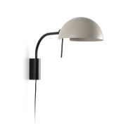 Faro Dominica - wandverlichting met schakelaar - 32,9 x 25 x 50,2 cm - mat zwart en beige