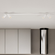 Nova Luce Oso - opbouwspot - 120 x 3,5 x 10,5 cm - wit