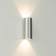 Artdelight Brody2 - wandlamp - 7,2 x 7,2 x 18 cm - 2 x 4W dimbare LED incl. - IP54 - aluminium