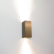 Artdelight Dante - wandverlichting - 6,7 x 6,7 x 15,4 cm - licht brons