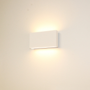 Artdelight Box - wandlamp - 17 x 9 x 4 cm - 2 x 6,5W dimbare LED incl. - IP54 - wit