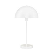Searchlight Mushroom - tafellamp - Ø 25 x 46 cm - wit