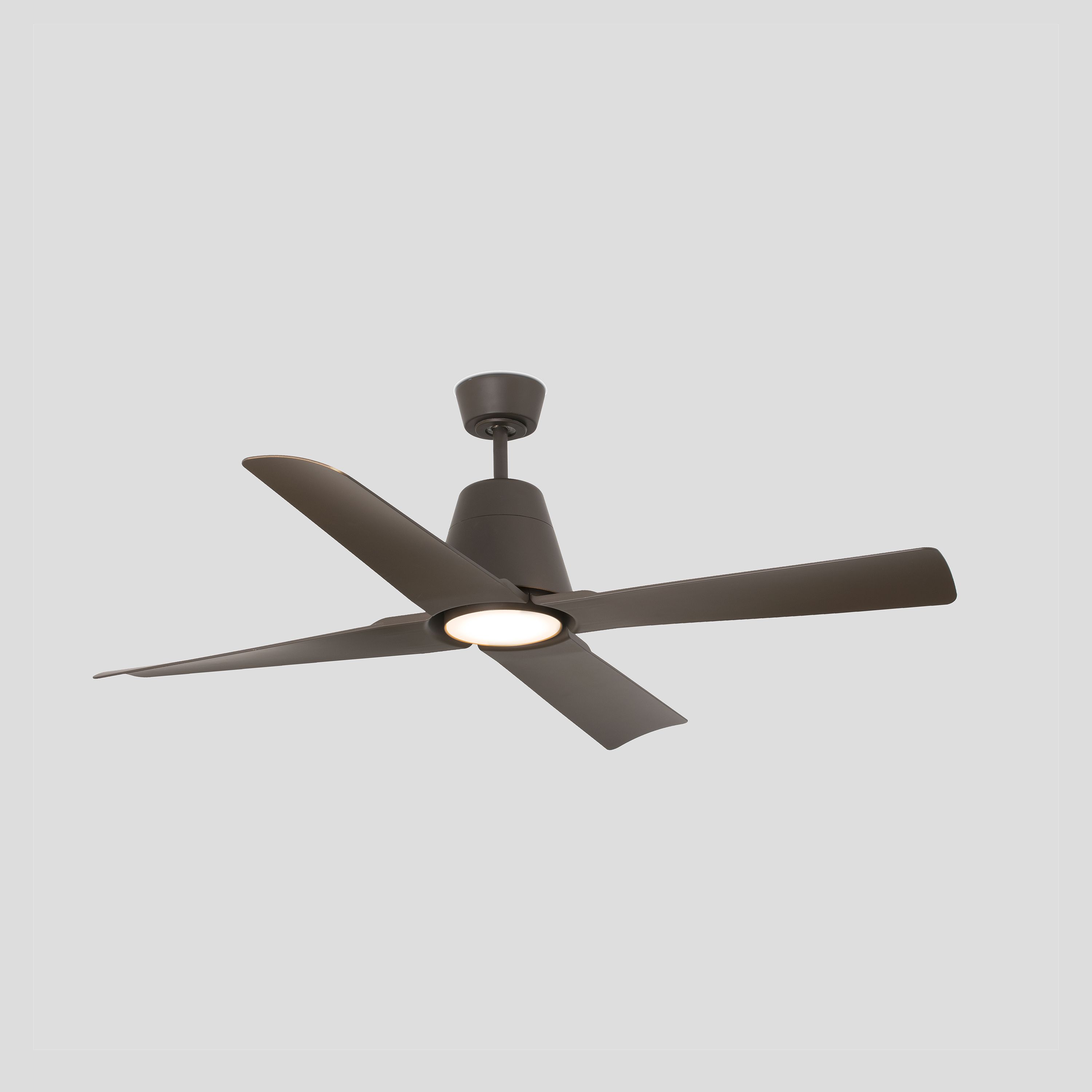 Geladen Disciplinair Skalk Faro Typhoon - plafondventilator met afstandsbediening - Ø 130 cm - IP44 -  bruin | Lichtkoning