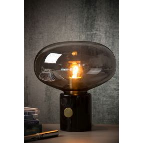 Lucide Charlize - tafellamp - 24cm - zwart