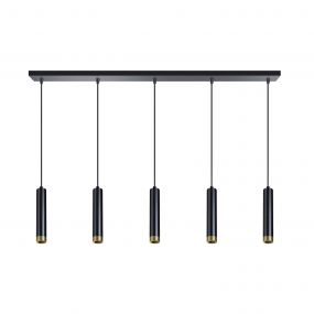 ETH Miller - hanglamp - 120 x 9 x 200 cm - zwart