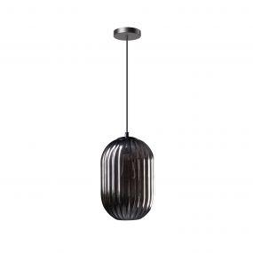 ETH Glamm - hanglamp - Ø 20 x 165 cm - zwart