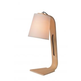 Lucide Nordic - tafellamp - 19 x 15,5 x 45 cm - wit