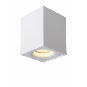 Lucide Bentoo Square - opbouwspot - 8,3 x 8,3 x 11 cm - 4,5W dimbare LED incl. - wit