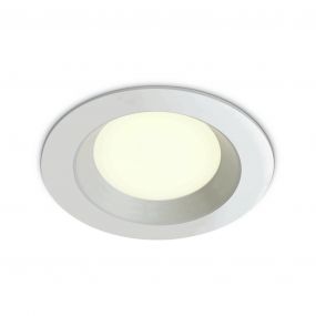 ONE Light - inbouwspot - Ø 90 mm, Ø 68 mm inbouwmaat - 3W LED incl. - wit - warm witte lichtkleur