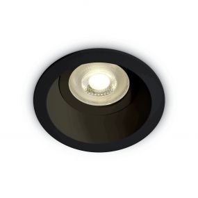 ONE Light - Dark Light Range - inbouwspot - Ø 85 mm, Ø 68 mm inbouwmaat - zwart