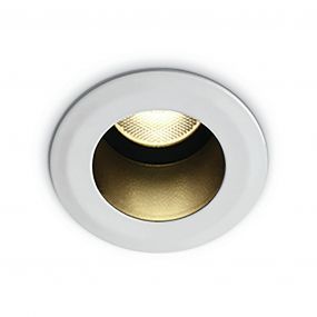 ONE Light COB Dark Light Range - inbouwspot - Ø 53 mm, Ø 42 mm inbouwmaat - 7W LED incl. - IP44 - wit