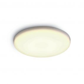 ONE Light Frameless Range - buiten plafondverlichting - Ø 10 x 2,2 cm - 8W LED incl. - IP65 - wit - witte lichtkleur