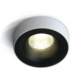 ONE Light Floating Ring Range - plafondverlichting - Ø 8,5 x 7 cm - 12W LED incl. - zwart