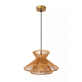 Lucide Tasman - hanglamp - Ø 32 x 150 cm - naturel