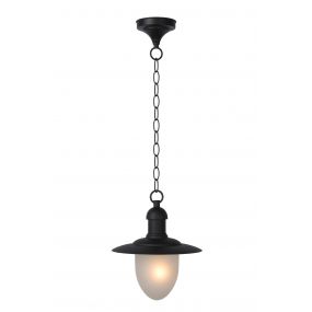 Lucide Aruba - hanglamp -  Ø 25 x 78 cm - IP44 - zwart