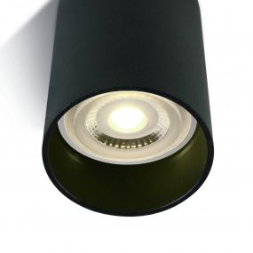 ONE Light GU10 Ceiling Cylinders - opbouwspot 1L - Ø 5,8 x 10 cm - zwart