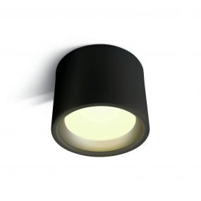 ONE Light SMD Cylinders - opbouwspot 1L - Ø 13 x 10 cm - 15W LED incl. - IP40 - zwart