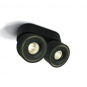 ONE Light Adjustable Display Spots - opbouwspot 2L - 16,2 x 7,8 x 4 cm - 2 x 8W LED incl. - zwart