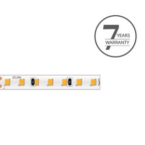 KLUS LED strip - 0,5cm breed, 500cm lengte - 24Vdc - dimbaar - 9,1W LED per meter - 196 LEDs per meter - IP20 - 2700K