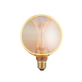 Searchlight LED filament lamp - 13 x 8 x 17,1 cm - E27 - 4W dimbaar - 1800K - amber