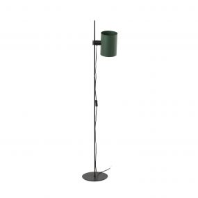 Faro Guadalupe - staanlamp - 150 cm - zwart en groen