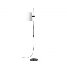 Faro Lupe - staanlamp - 150 cm - beige en zwart