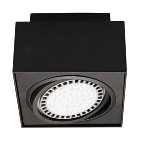 Zuma Line Boxy CL 1 - opbouwspot 1L - Ø 16 x 12 cm - zwart (laatste stuks!)