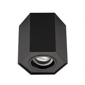 Zuma Line Polygon CL R - opbouwspot 1L - 12 x 12 cm - zwart (laatste stuks!)