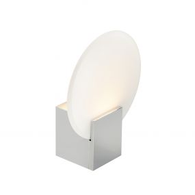Nordlux Hester - wandverlichting - 20 x 9,25 x 25,5 cm - 3 stappen Moodmaker functie - 9W LED incl. - IP44 - chroom