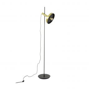 Faro Whiz - staanlamp - 164 cm - goud en zwart