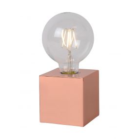 Lucide Cubico - tafellamp - 19 cm - koper