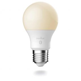 Nordlux Smart LED lamp - slimme verlichting -  Ø 6 x 10,9 cm - E27 - 7W - dimfunctie en instelbare lichtkleur via app - wit