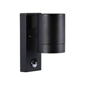 Nordlux Tin Maxi Sensor - buiten wandverlichting met bewegingsdetector - 7,6 x 16 x 12,5 cm - IP54 - zwart