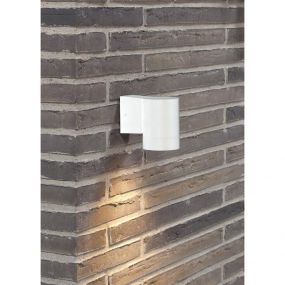 Nordlux Tin Maxi - buiten wandverlichting - 7,6 x 10,5 x 12,5 cm - IP54 - wit