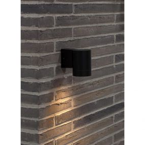 Nordlux Tin Maxi Down - buiten wandverlichting - 7,6 x 10,5 x 12,5 cm - IP54 - zwart