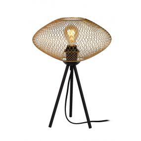 Lucide Mesh - tafellamp - Ø 30 x 41 cm - goud